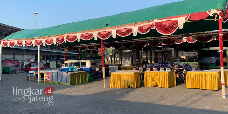 Bazar Kuliner Demak Sepi Pembeli, Banyak Pedagang Tinggalkan Lapak