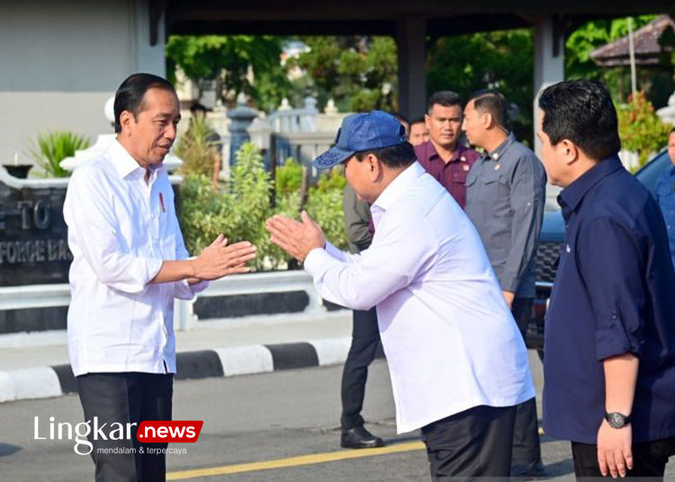 Jokowi Kunjungi Jatim, Didampingi Probowo dan Eric