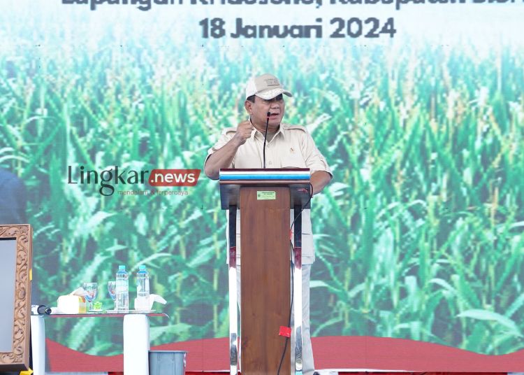 Menhan Prabowo Ajak Petani Blora Kembalikan Kejayaan Indonesia
